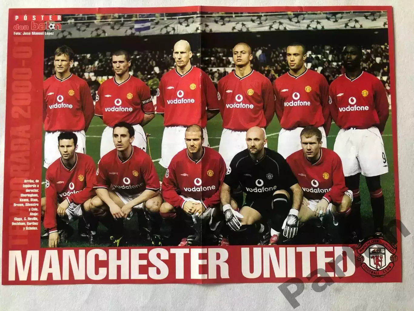 Don Balon Постер Манчестер Юнайтед