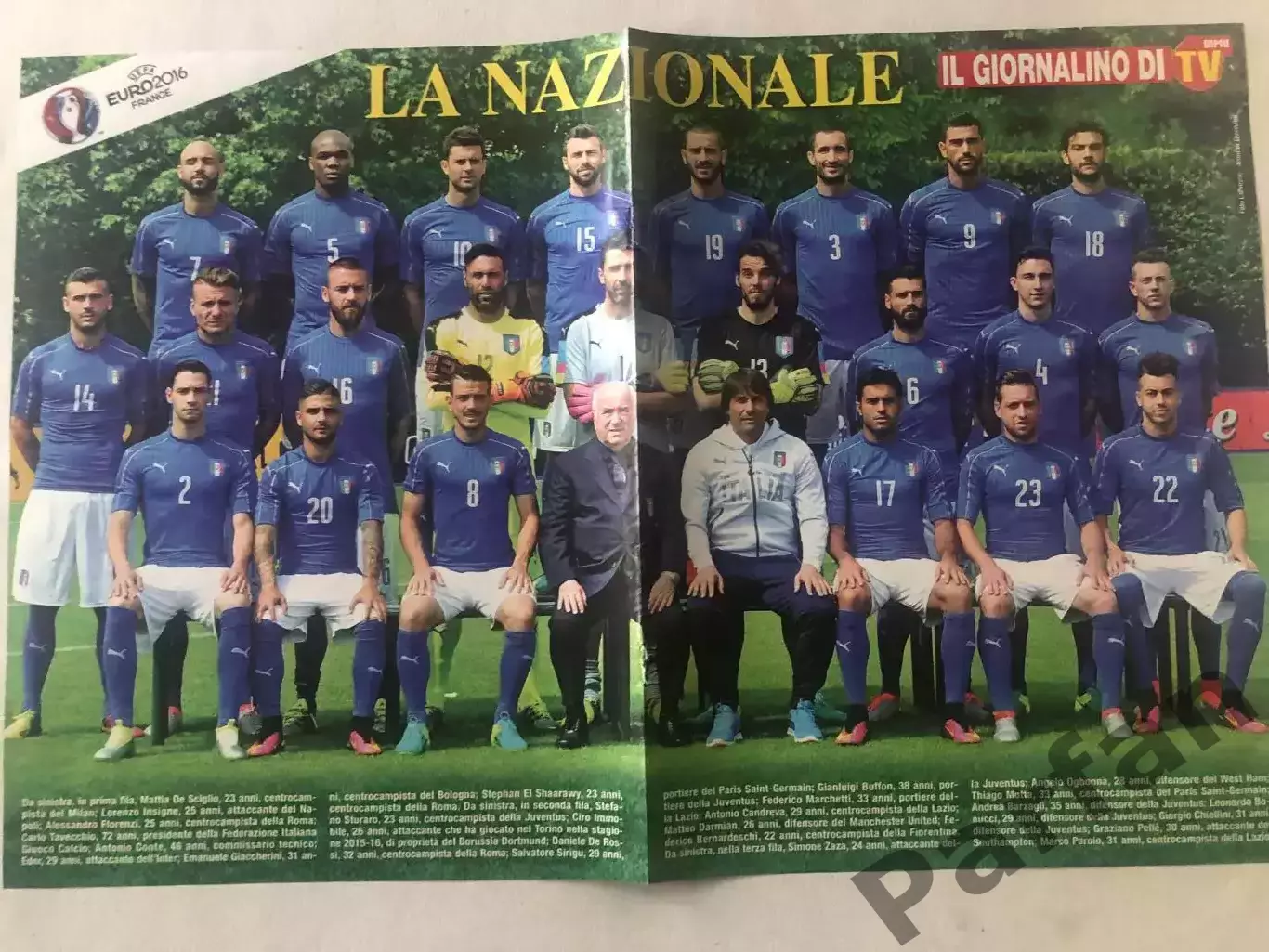 Il Giornal Постер Італія 2016