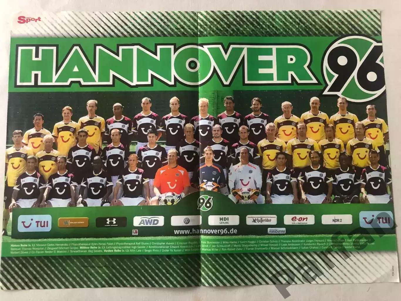 Bravo Sport Постер Боруссія/Ганновер 1