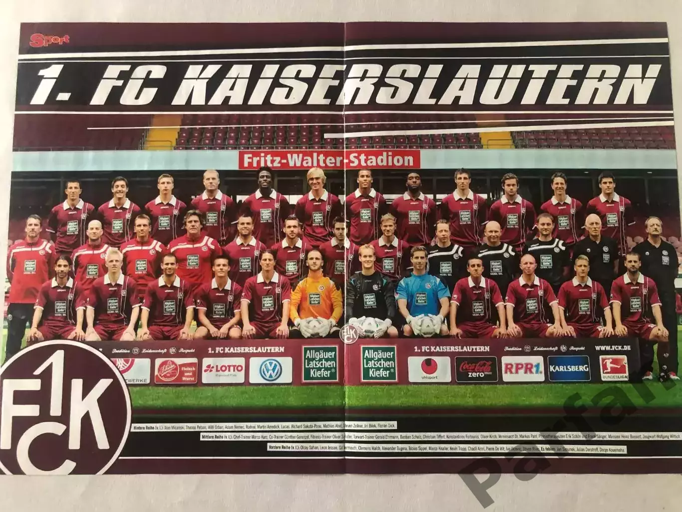 Bravo Sport Постер Кайзерслаутерн/Кельн