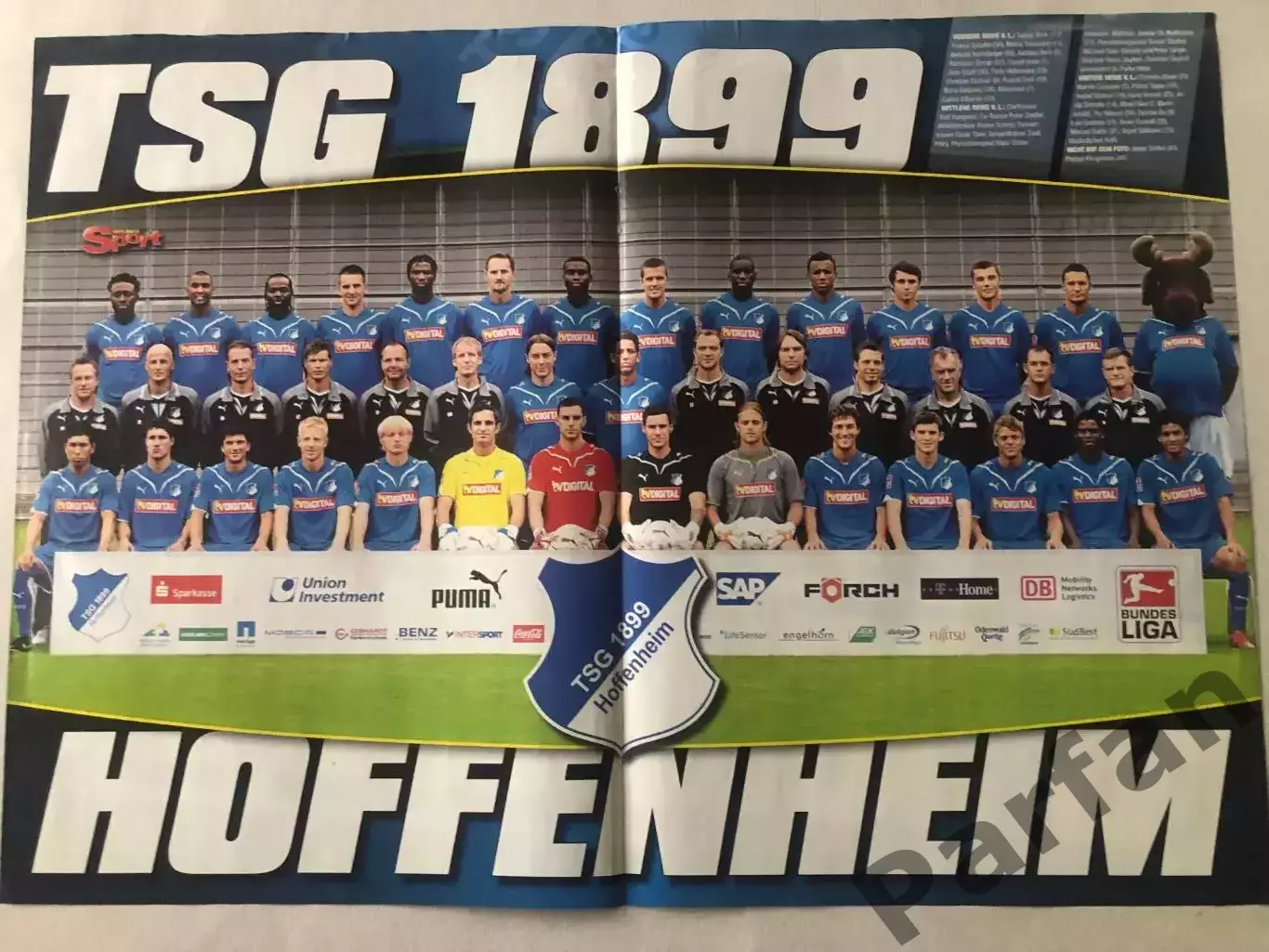 Bravo Sport Постер Шальке/Хоффенхайм 1