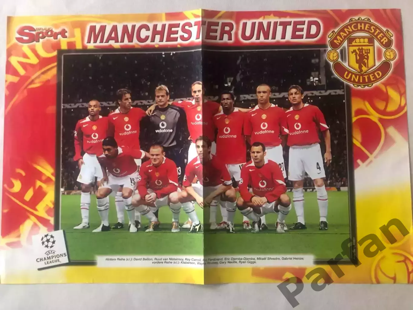 Bravo Sport Постер Манчестер/Байєр