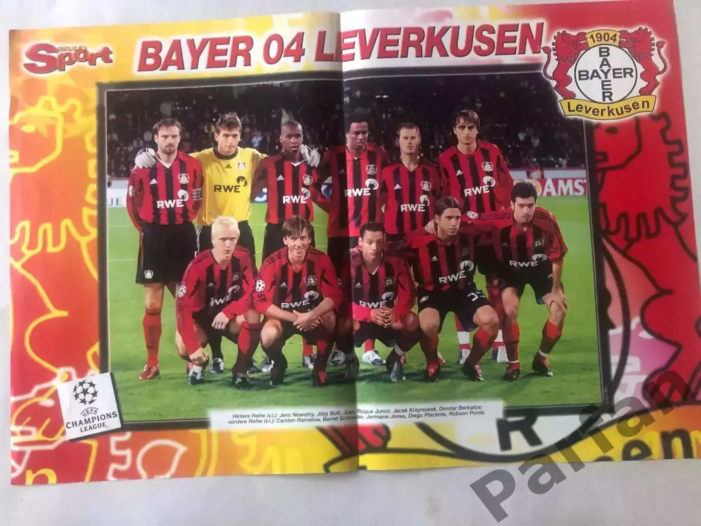 Bravo Sport Постер Манчестер/Байєр 1