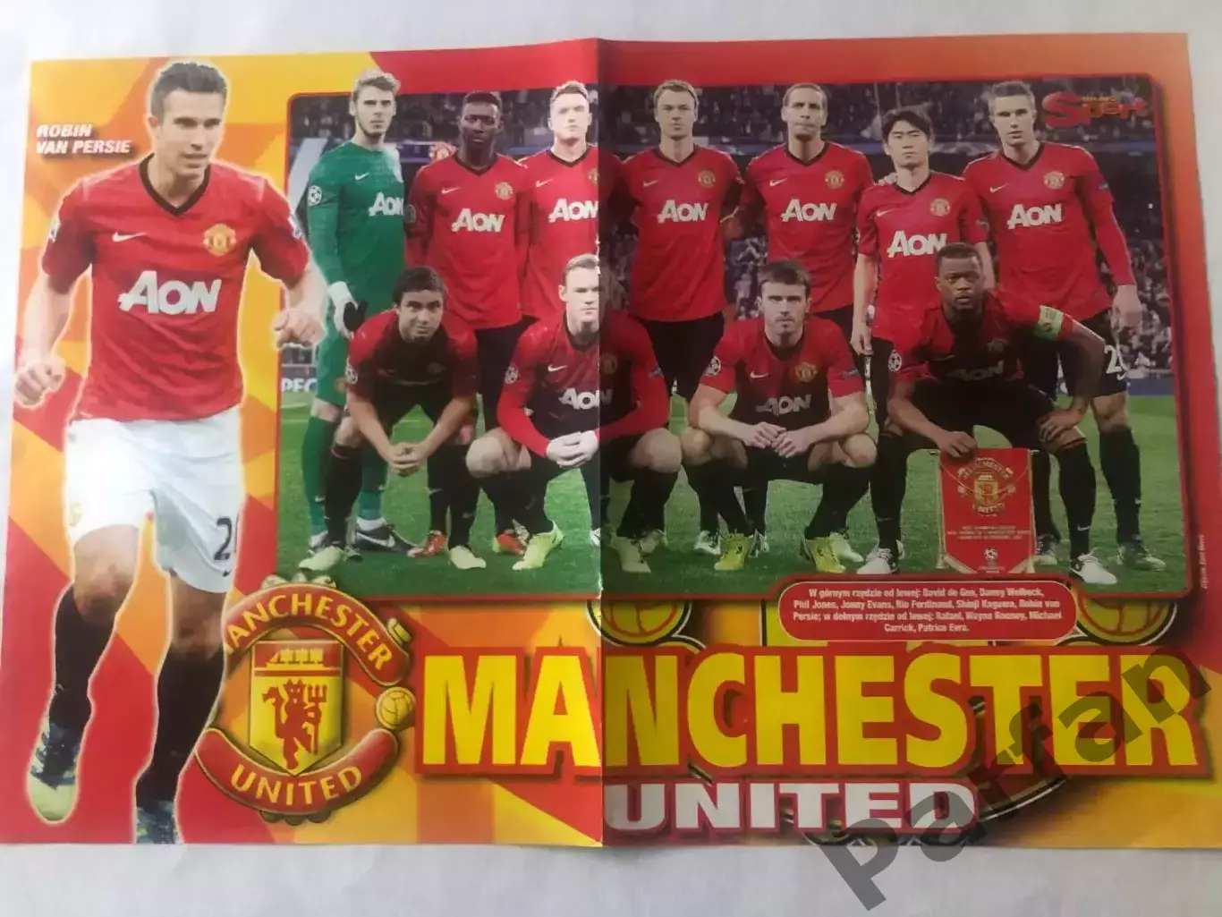 Bravo Sport Постер Манчестер Юнайтед/Манчестер Сіті