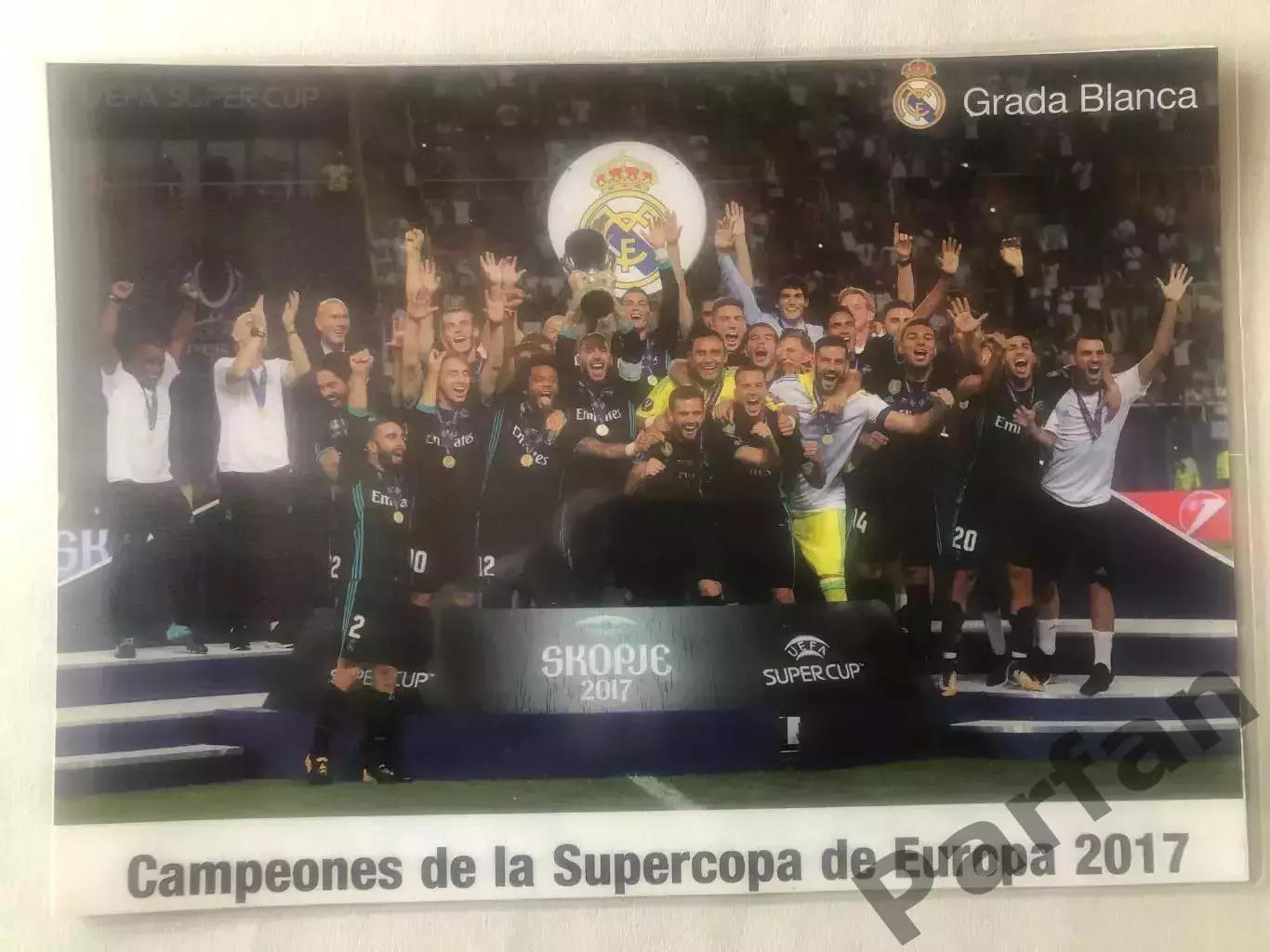 Don Balon Постер Реал Володар Суперкубок УЕФА
