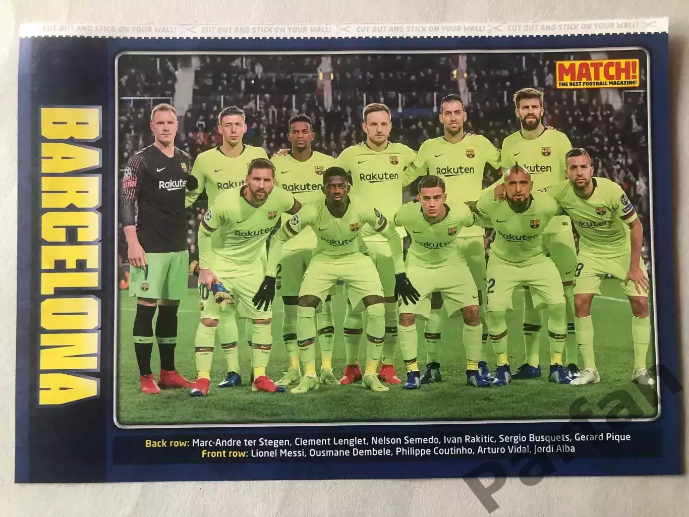 Match Постер Барселона/Ліверпуль