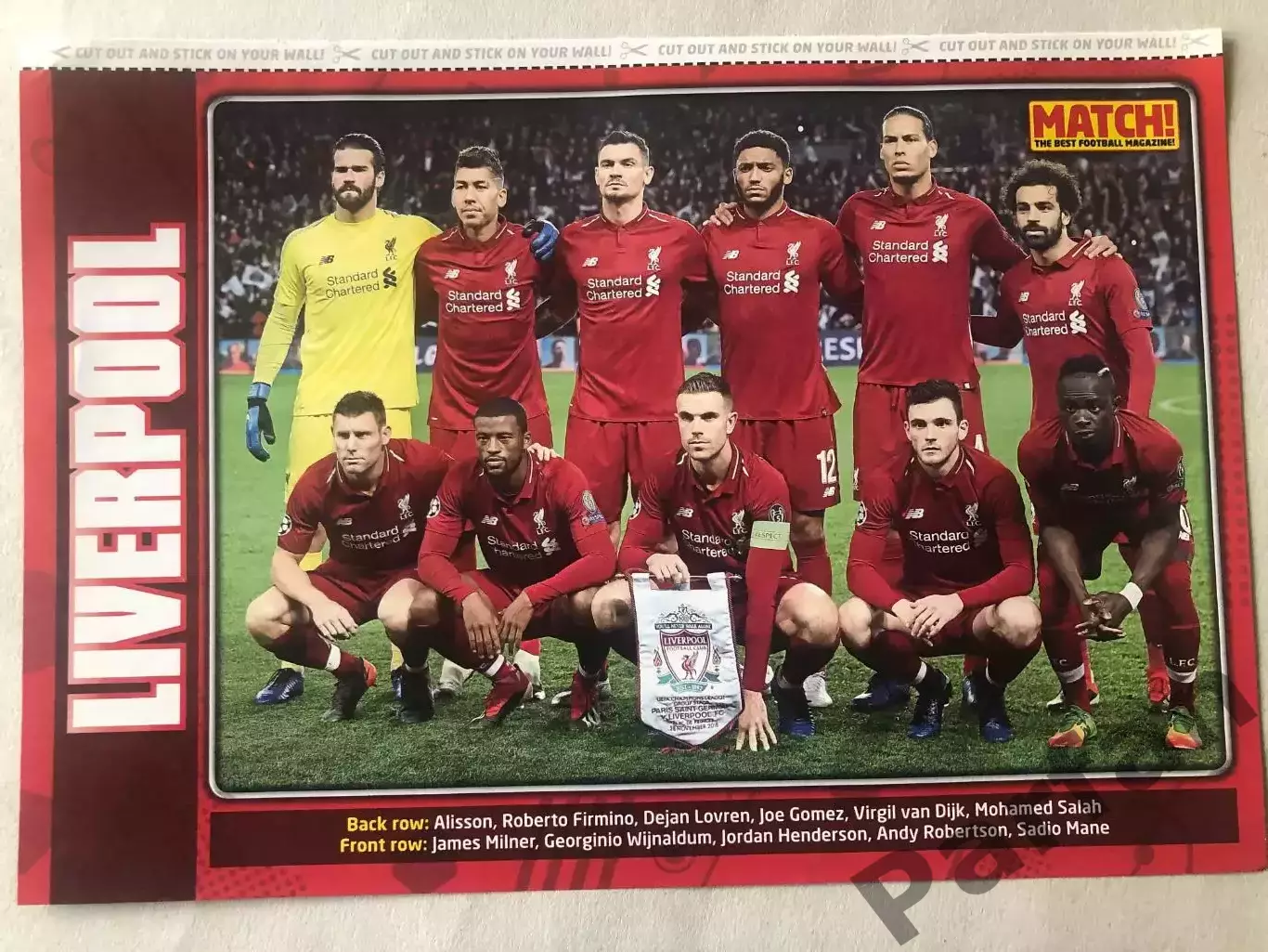 Match Постер Барселона/Ліверпуль 1