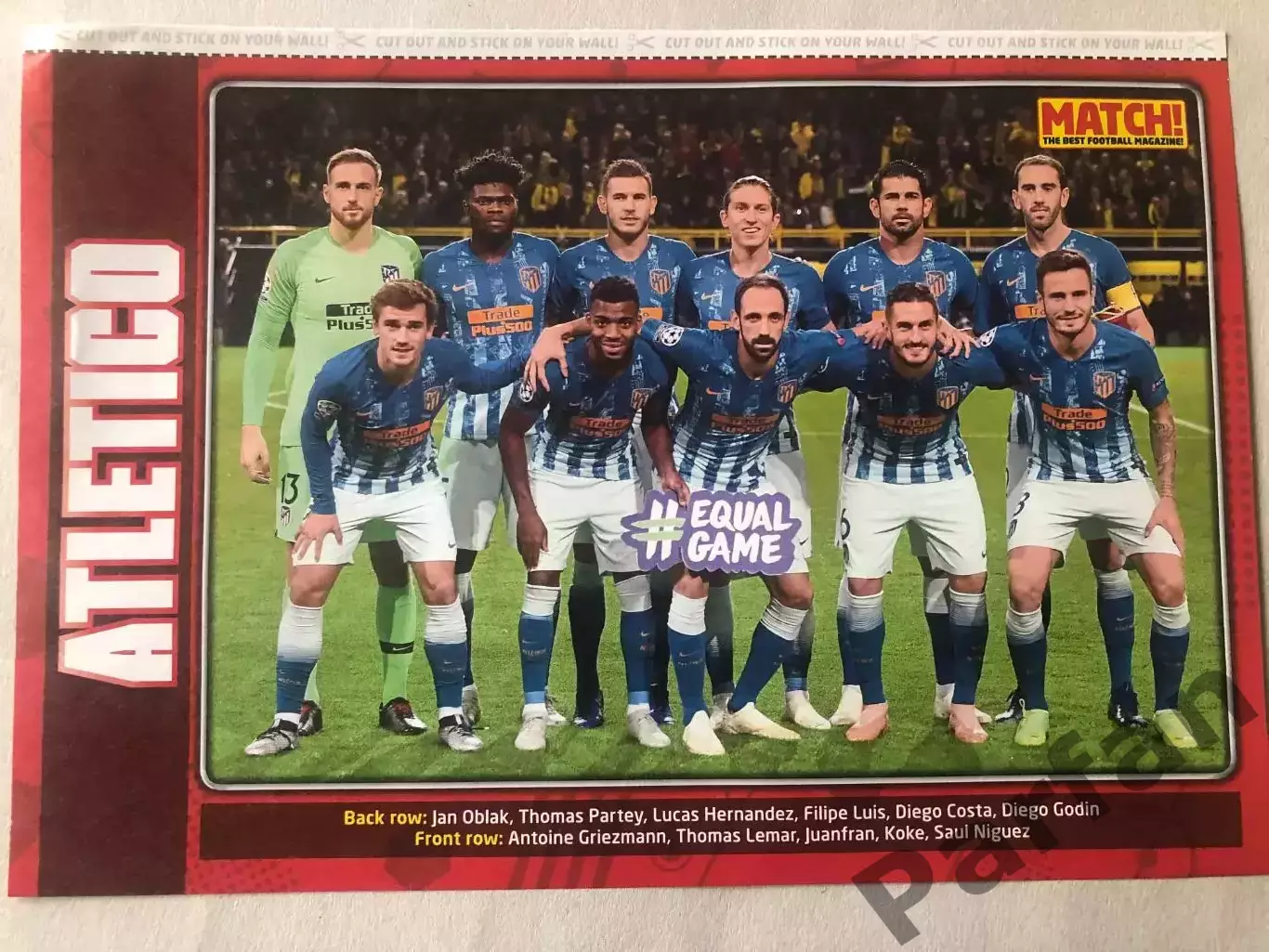 Match Постер Атлетико/Баварія