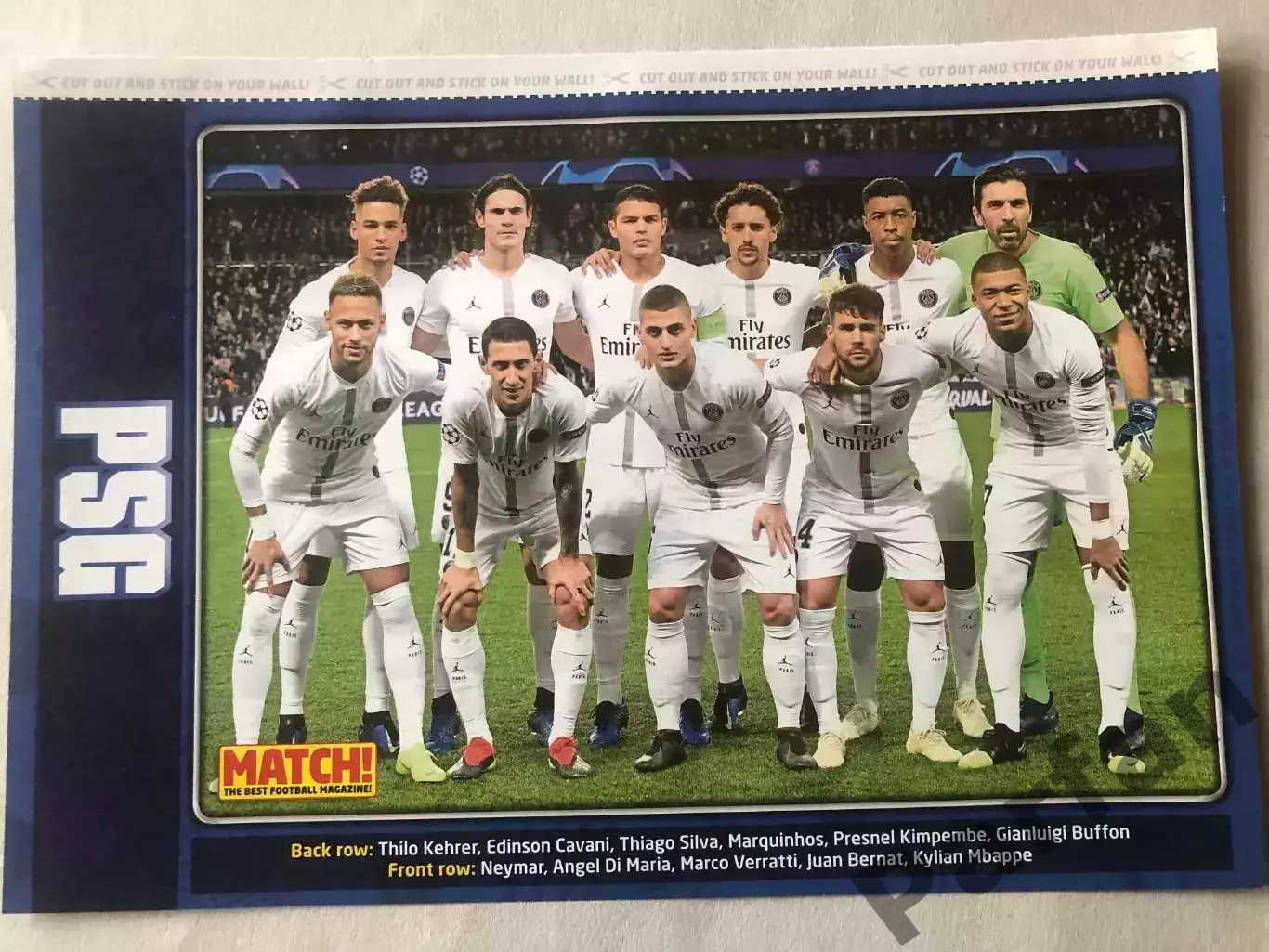 Match Постер ПСЖ/Рома