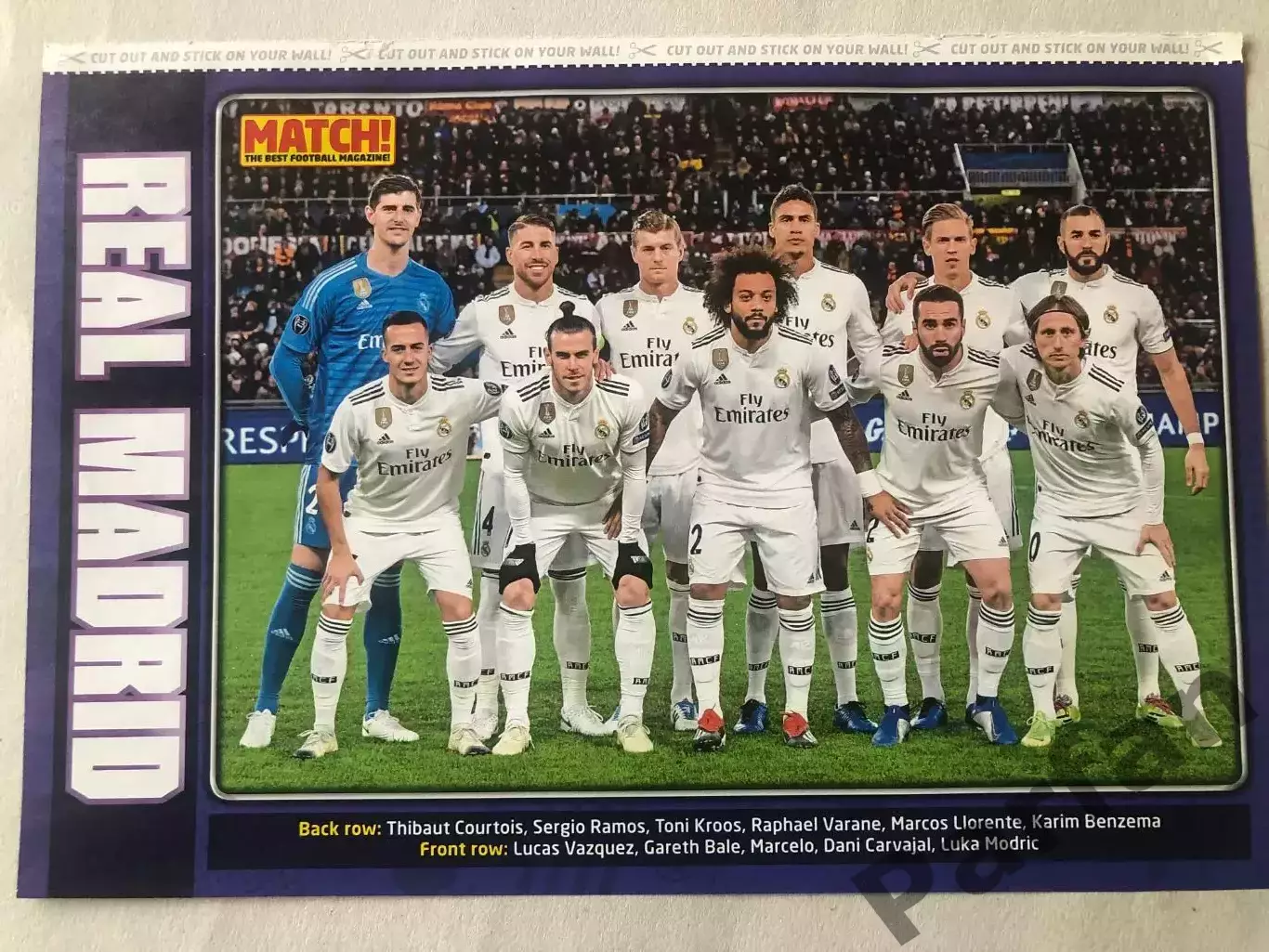 Match Постер Реал/Ліон