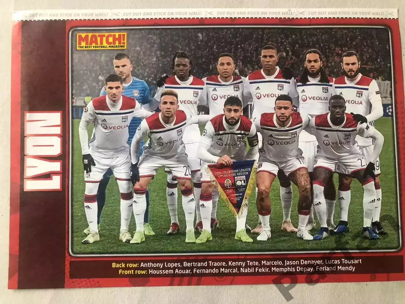 Match Постер Реал/Ліон 1