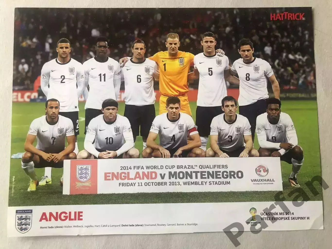 Hattrick Постер Англія