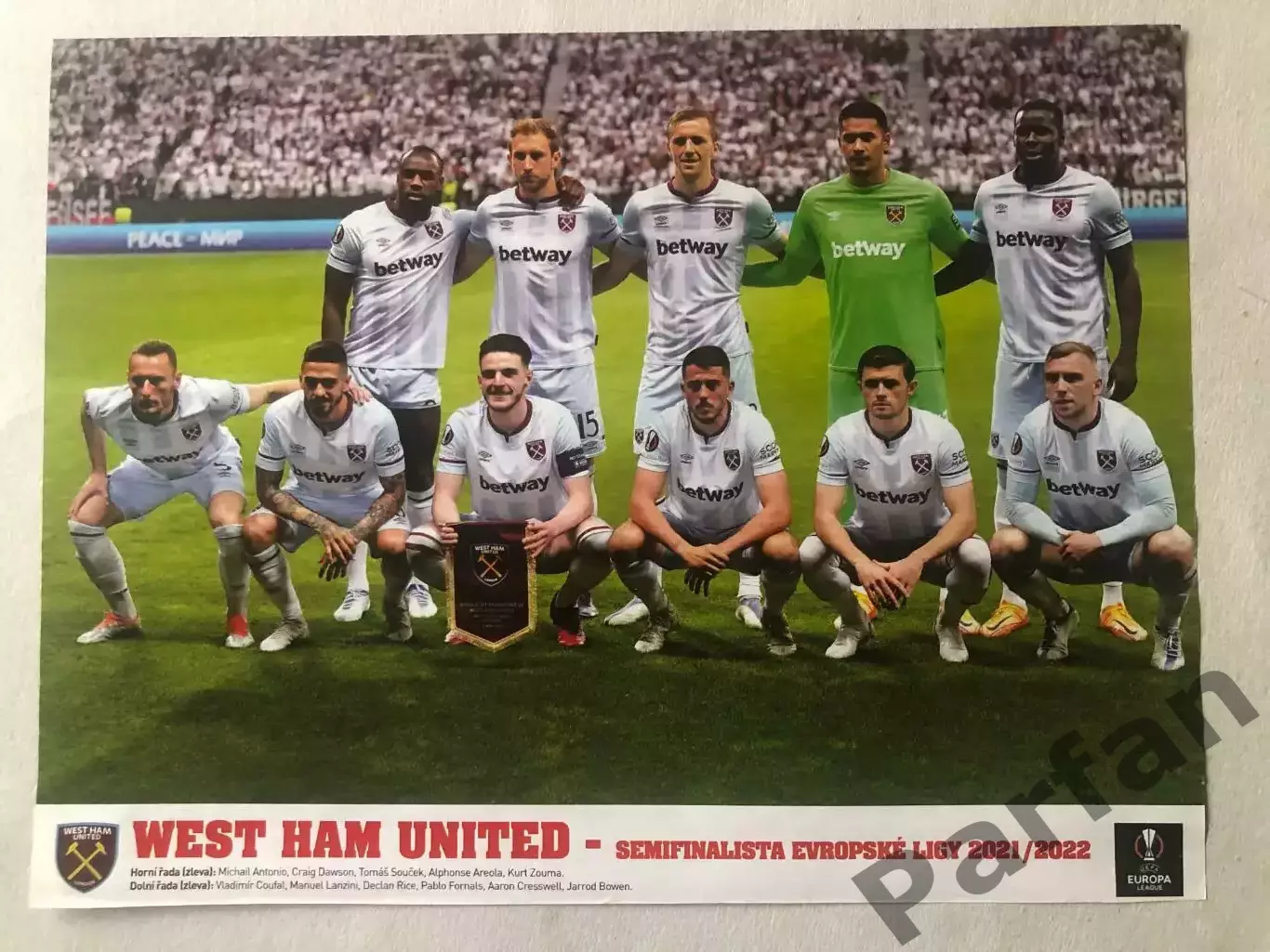 Hattrick Постер Вест Хем/Ман Сіті