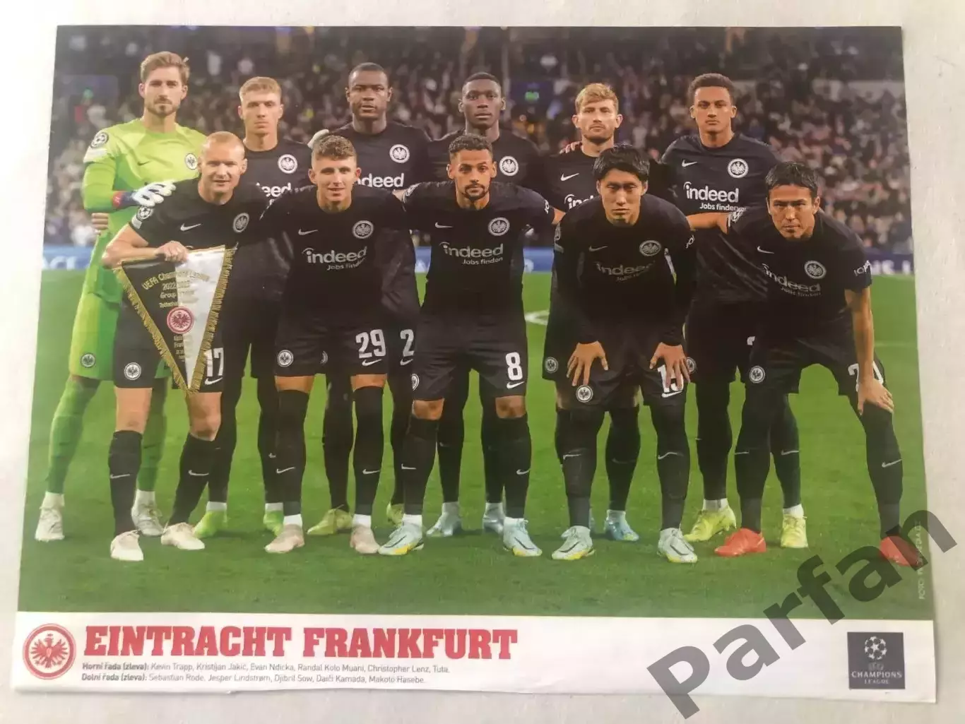 Hattrick Постер Тоттенгем/Ейнтрахт 1