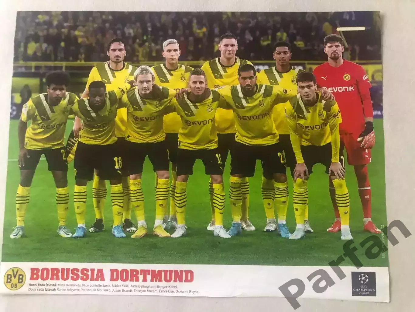 Hattrick Постер Наполі/Боруссія 1