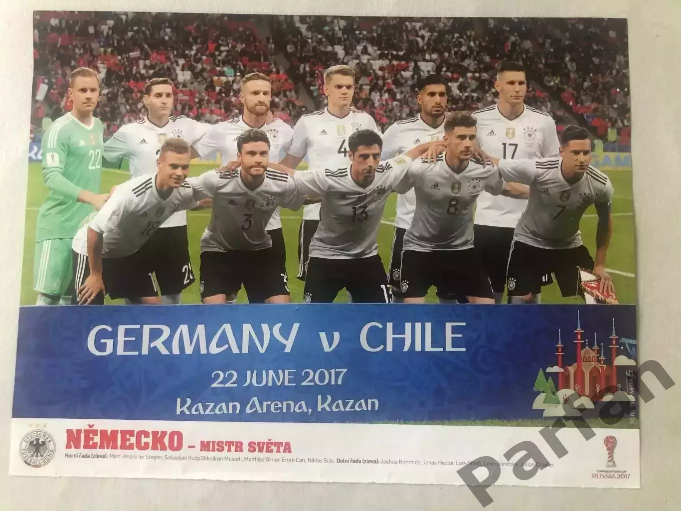 Hattrick Постер Ювентус/Німеччина 1