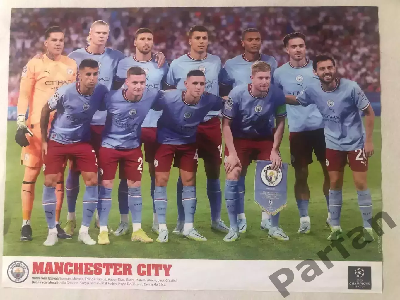 Hattrick Постер Ман Сіті/Брюгге