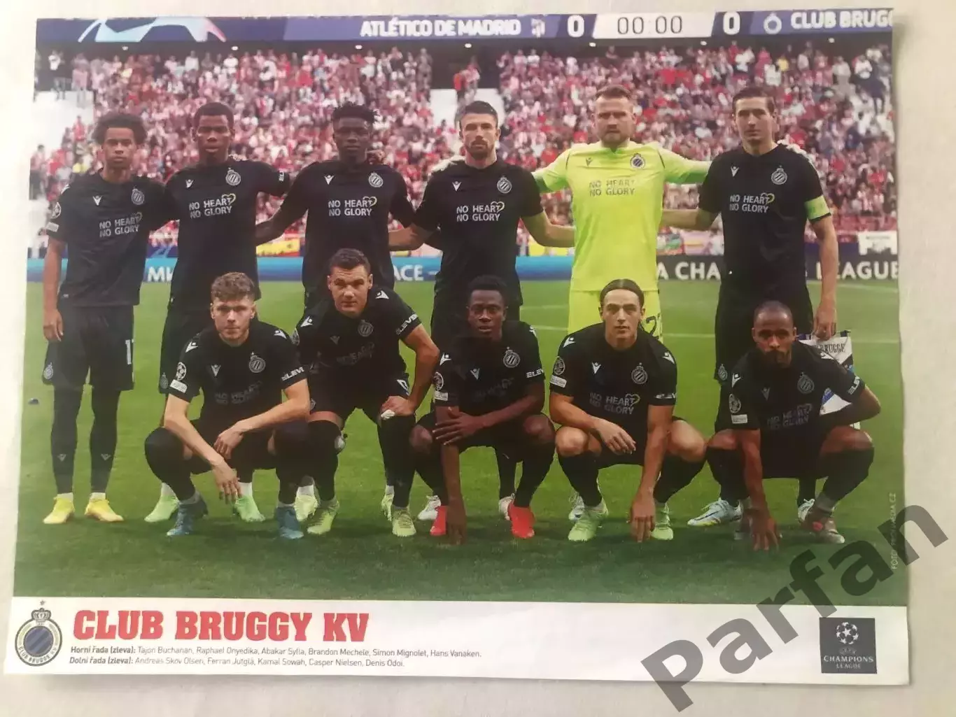 Hattrick Постер Ман Сіті/Брюгге 1