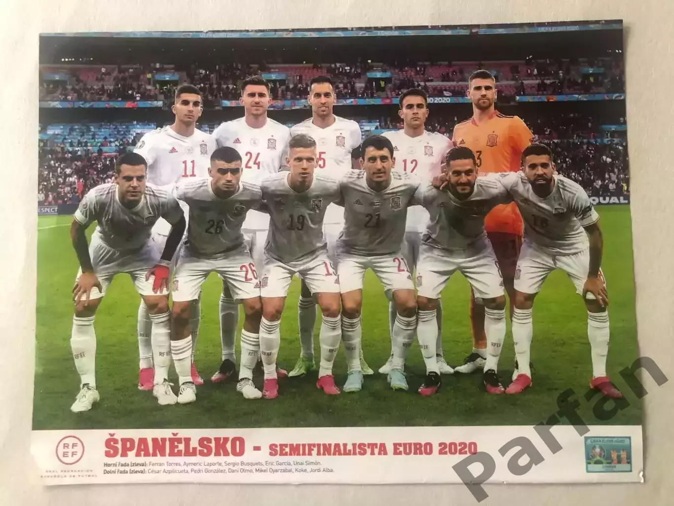 Hattrick Постер Іспанія/Данія