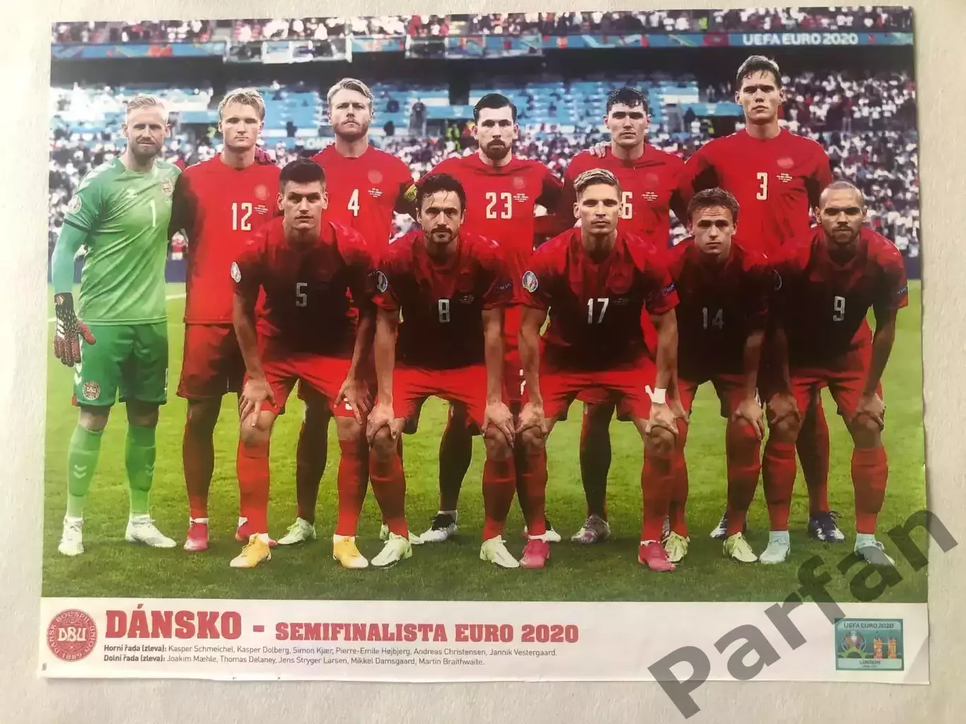 Hattrick Постер Іспанія/Данія 1