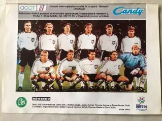 Fotbal Постер Німеччина 1996