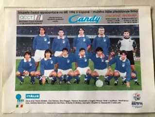 Fotbal Постер Італія 1996