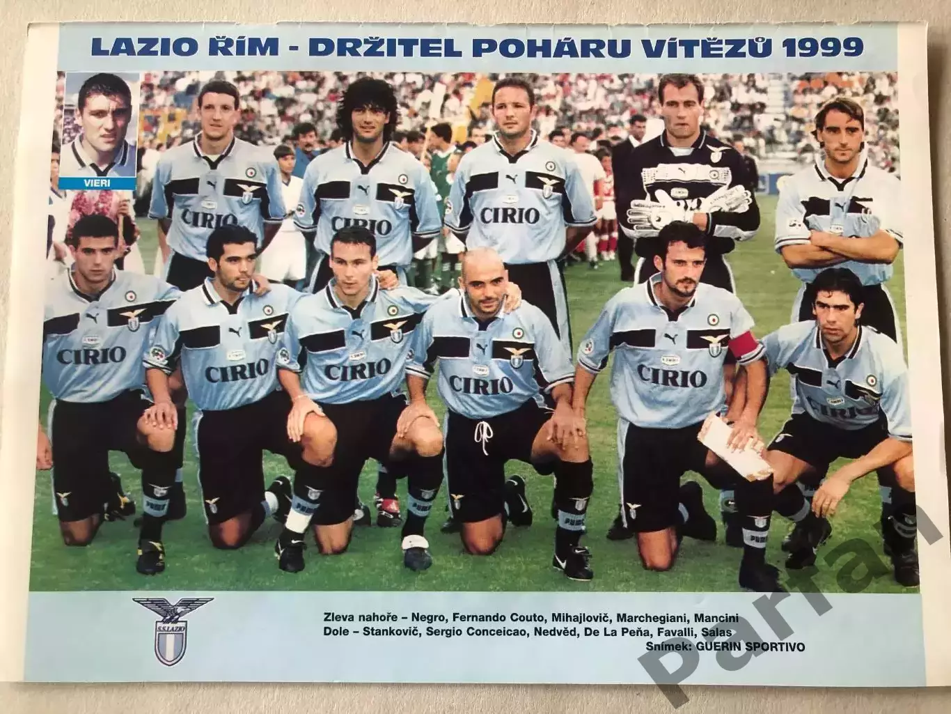 Fotbal Постер Лаціо