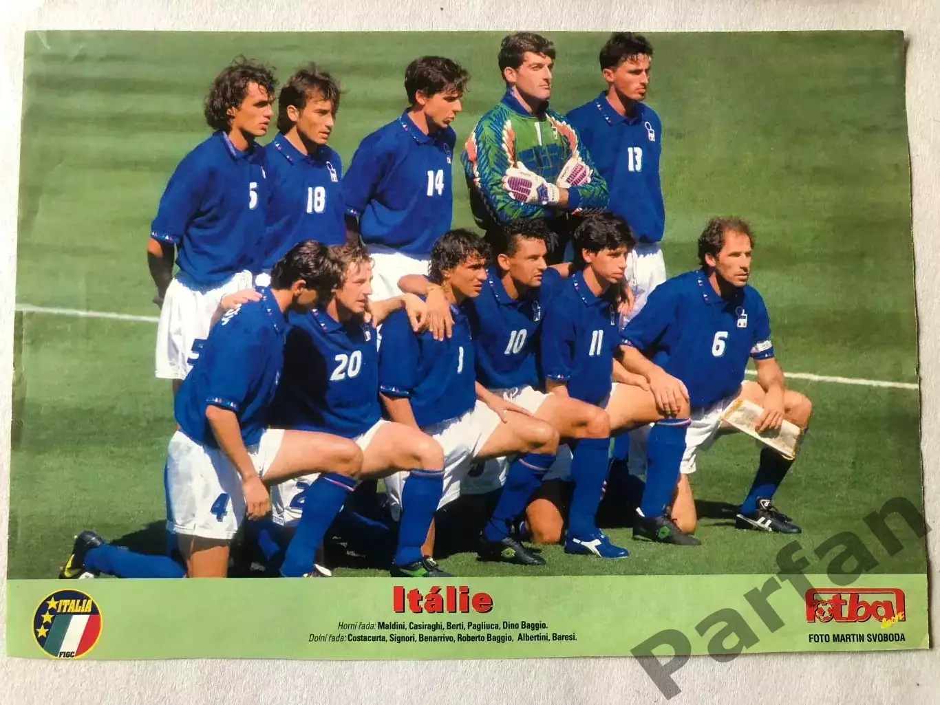 Fotbal Постер Італія