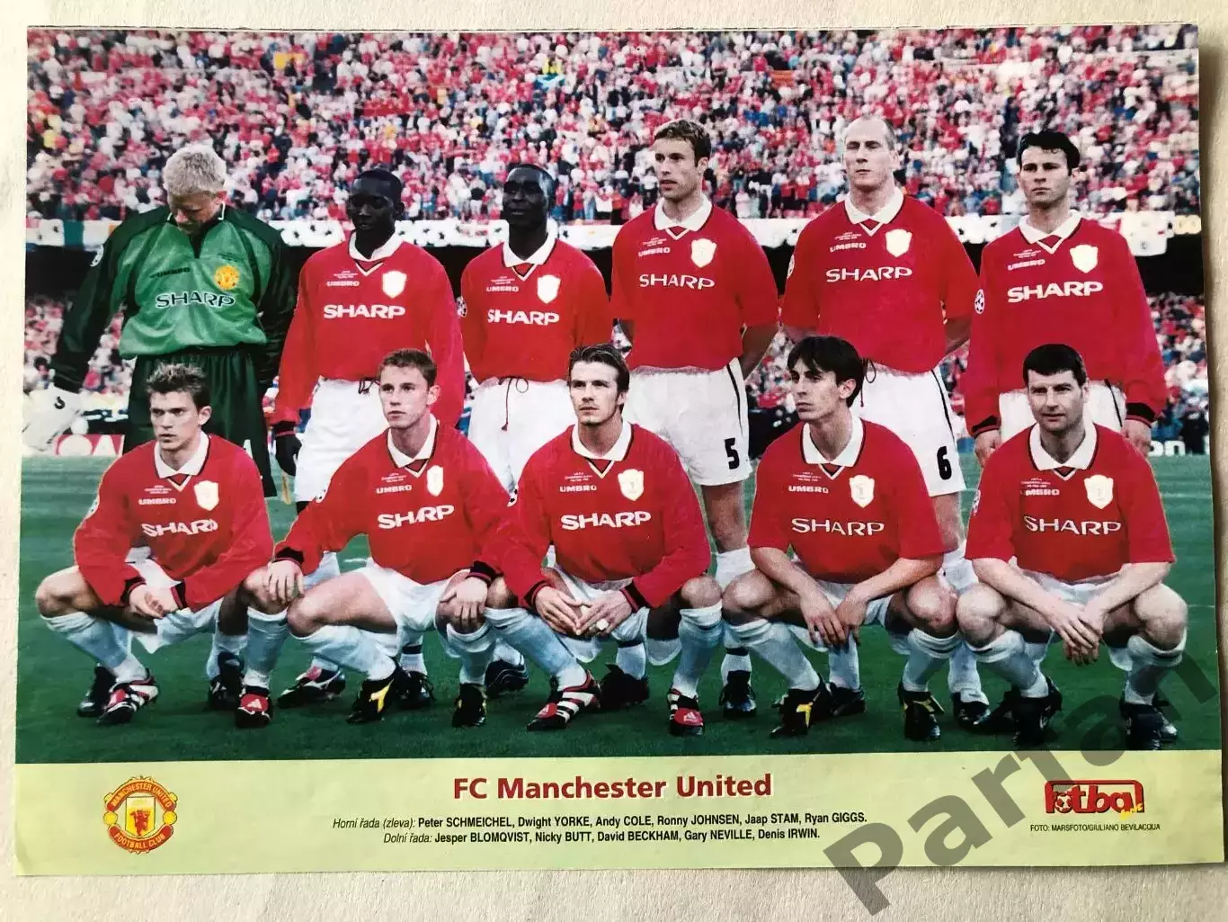 Fotbal Постер Манчестер Юнайтед