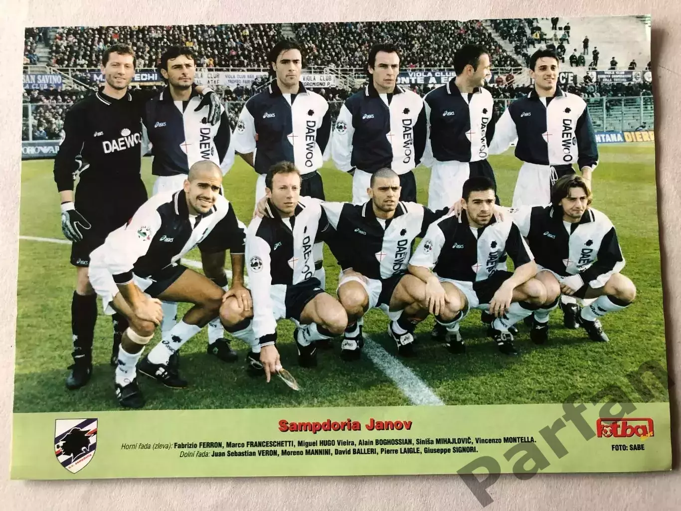 Fotbal Постер Сампдорія