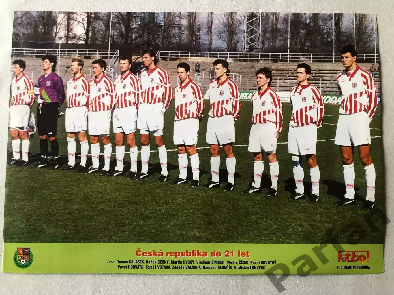 Fotbal Постер Чехія