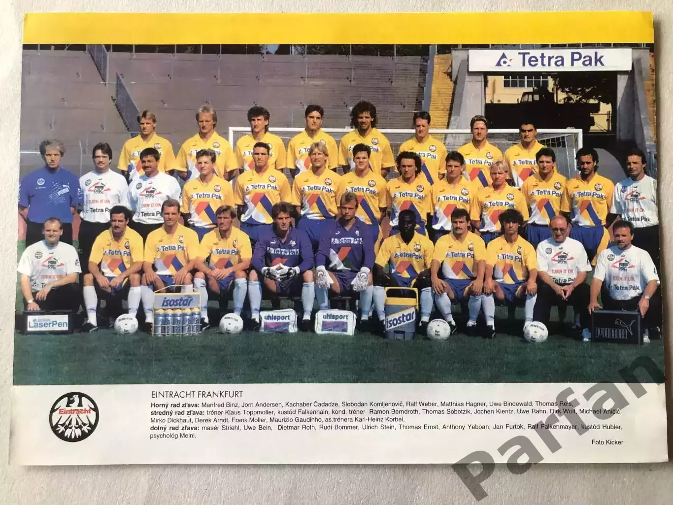 Fotbal Постер Ейнтрахт