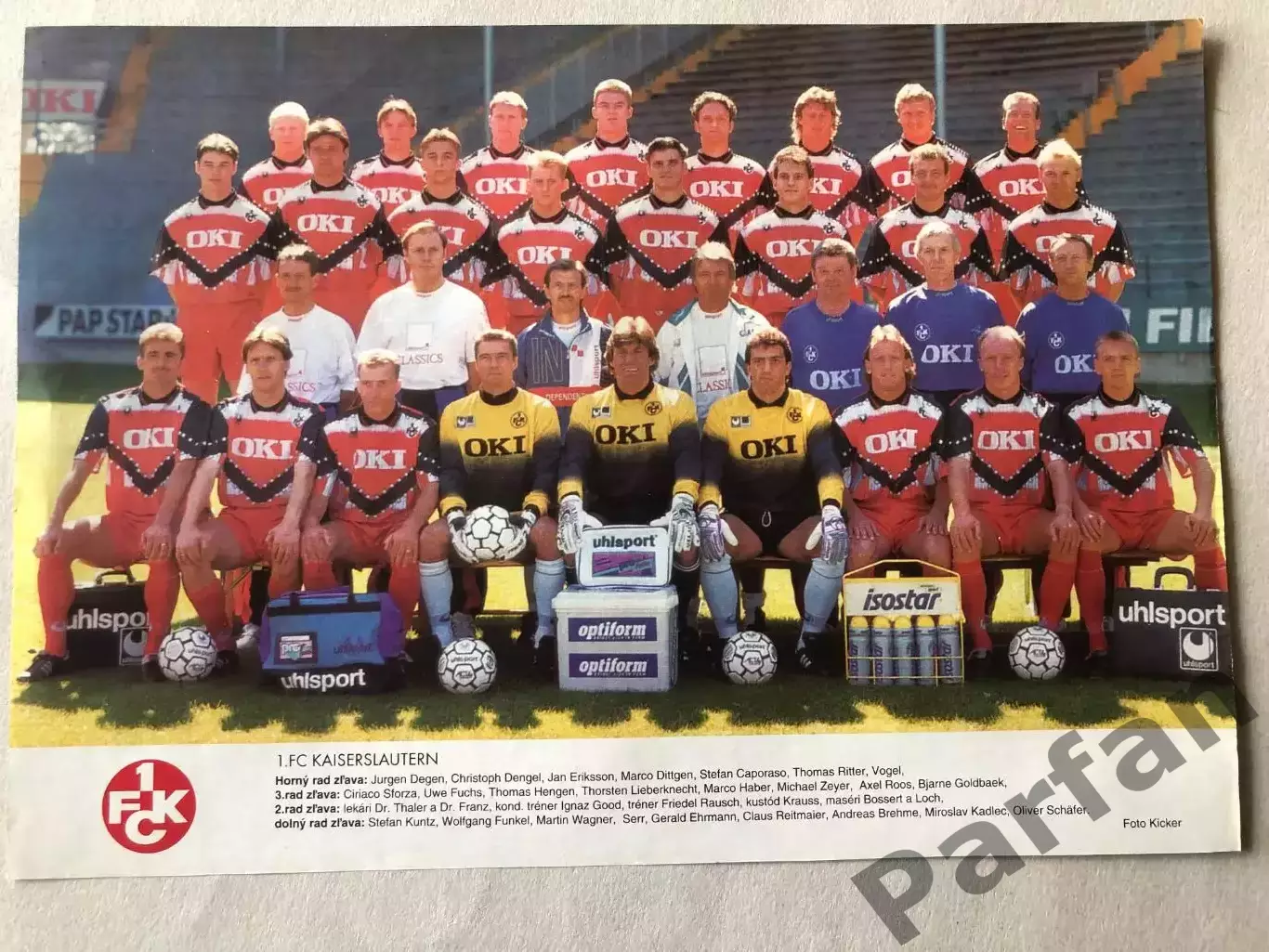 Fotbal Постер Кайзерслаутерн