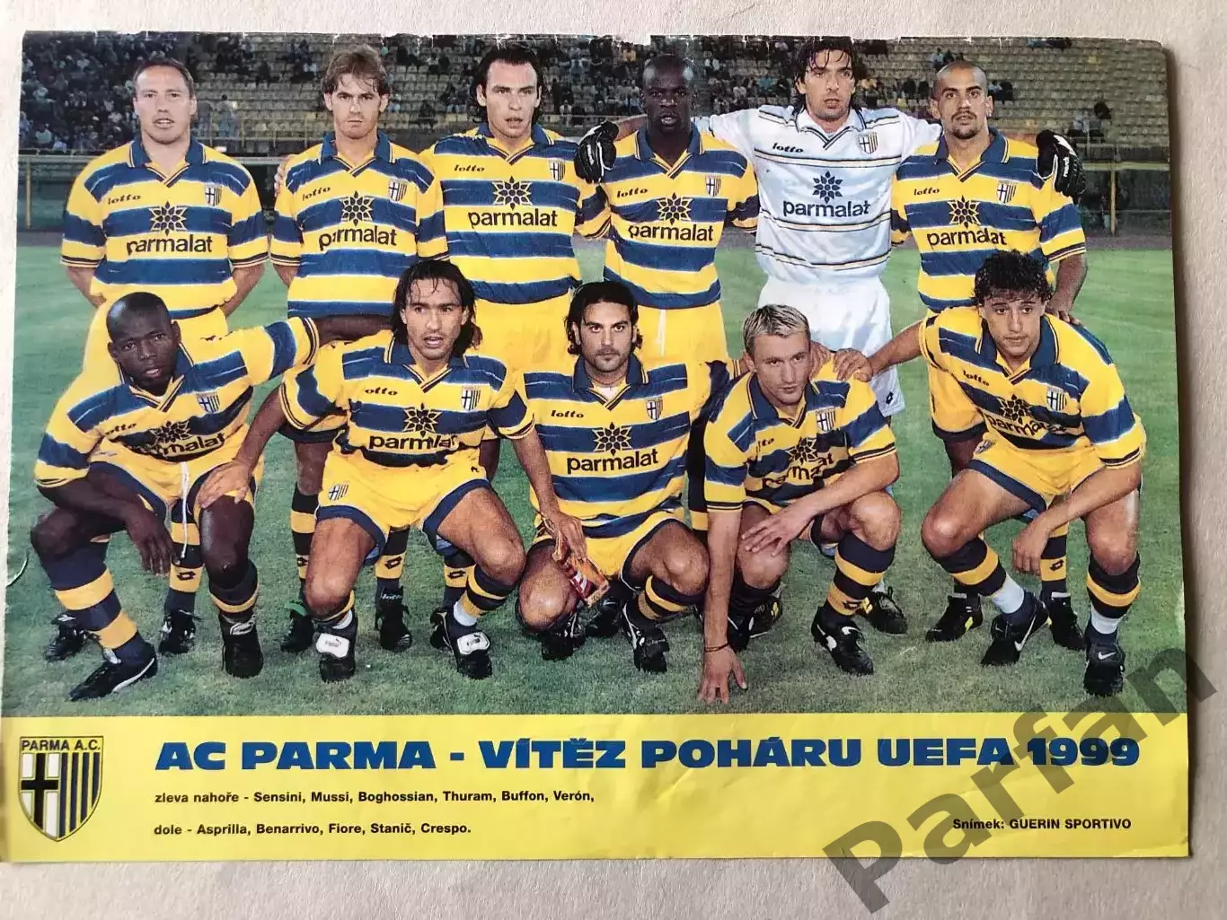 Fotbal Постер Парма