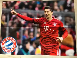 Hattrick Постер Левандовскі/Мессі