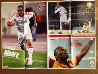 Sport Gool! Постер Рібері Дрогба/Мессі Руні Ібрагімовіч Неймар