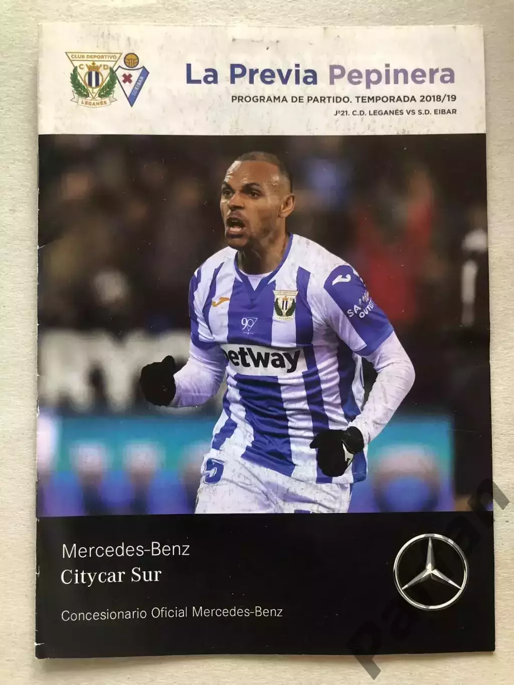 Футбольна програма Депортіво Леганес - Ейбар 2018/19