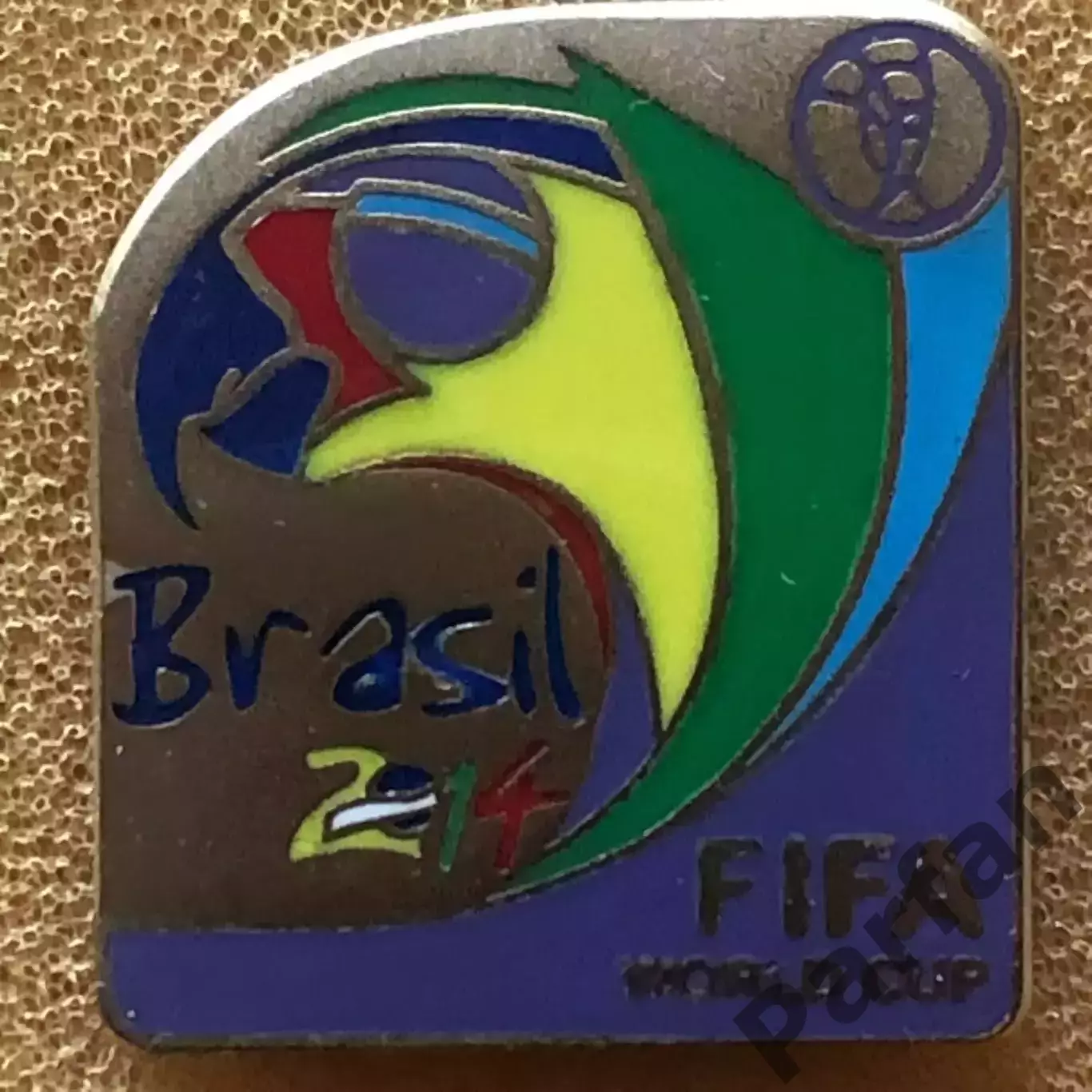 Знак Чемпіонат Світу ЧС 1914 Лого Емаль