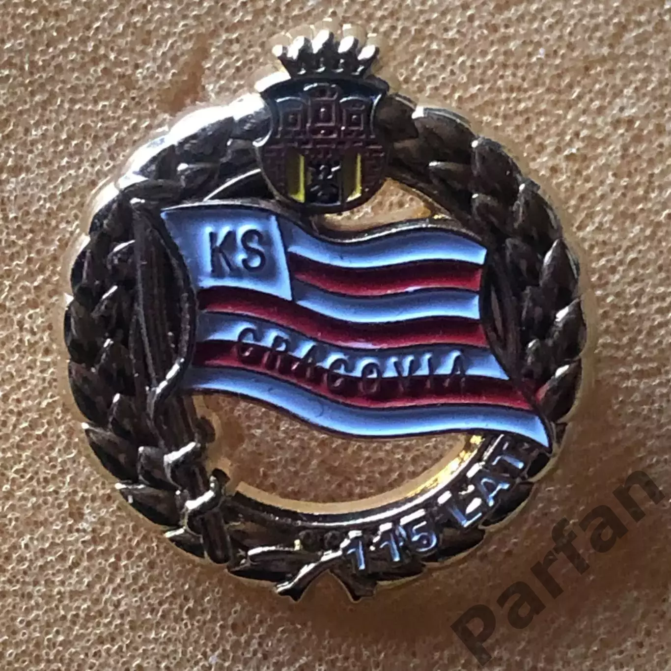 Знак Краковія/KS Cracovia Емаль.