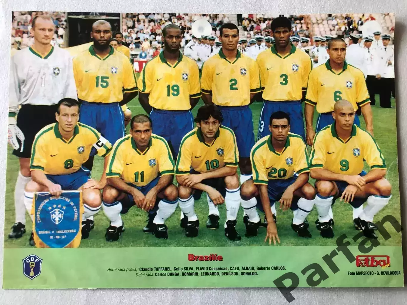 Fotbal Постер Бразилія