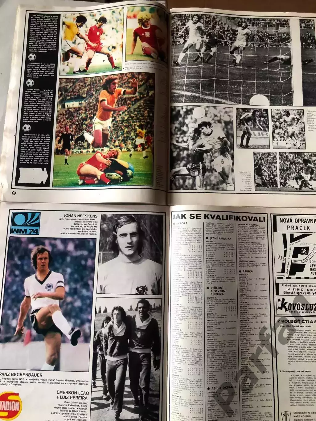 Стадіон/Stadion 1974 №30/31 Чемпіонат Світу Спецвипуск 3