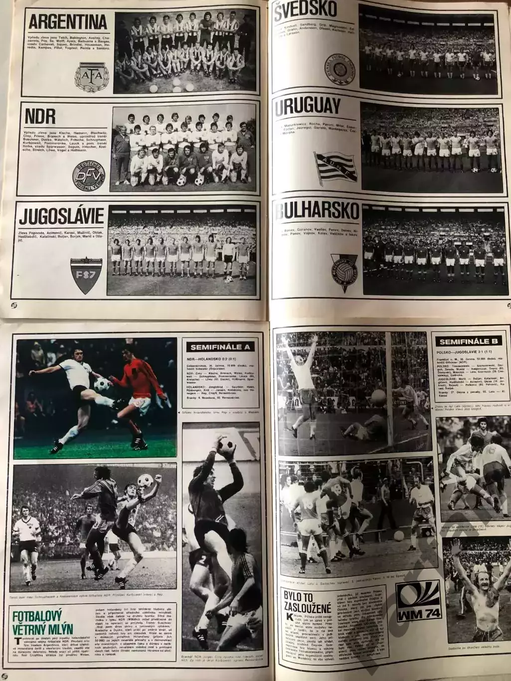 Стадіон/Stadion 1974 №30/31 Чемпіонат Світу Спецвипуск 6