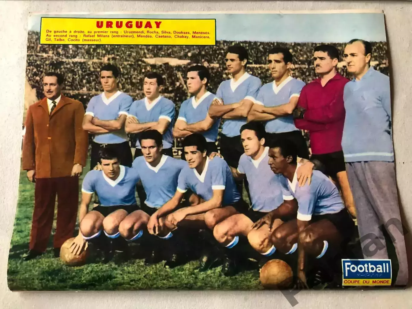 Football magazine Постер Уругвай