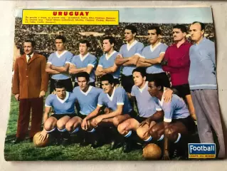 Football magazine Постер Уругвай