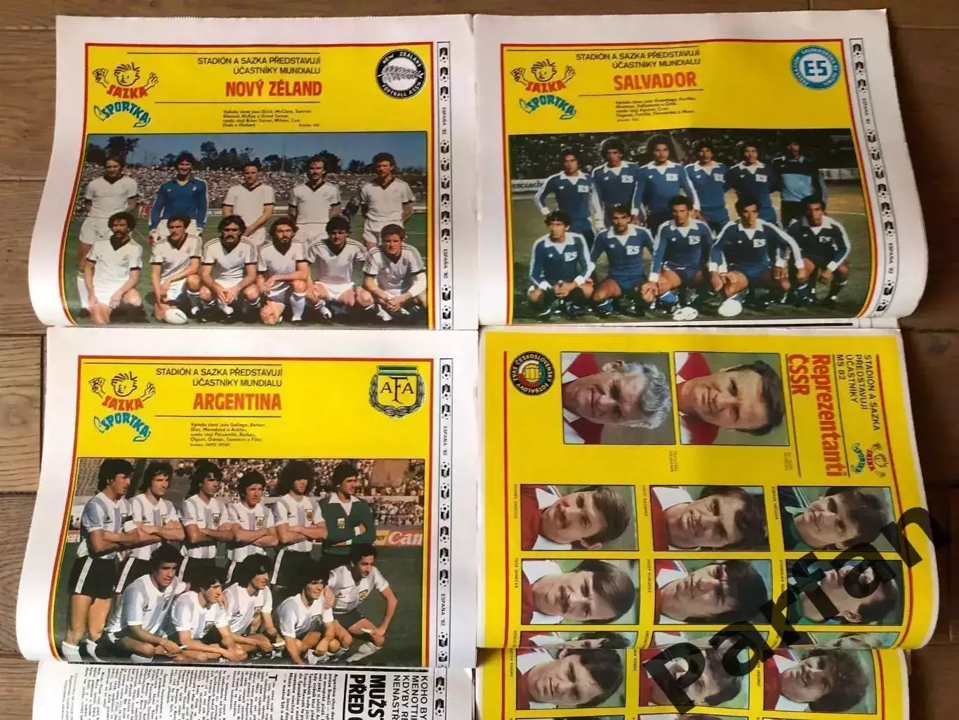 Stadion Чемпіонат Світу 1982 Спецвипуск Лот 24 журнали Постери 5