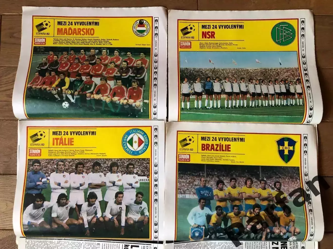 Stadion Чемпіонат Світу 1982 Спецвипуск Лот 24 журнали Постери