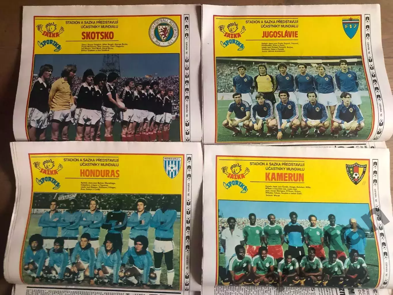 Stadion Чемпіонат Світу 1982 Спецвипуск Лот 24 журнали Постери 4