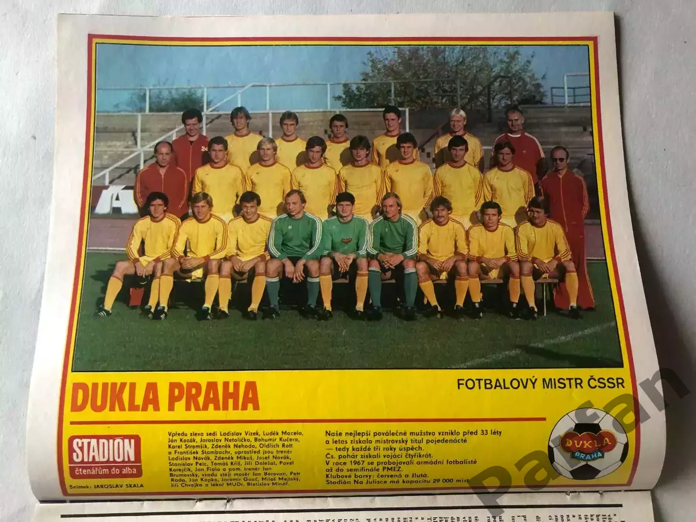 Стадіон/Stadion 1982 №25 Дукла 1