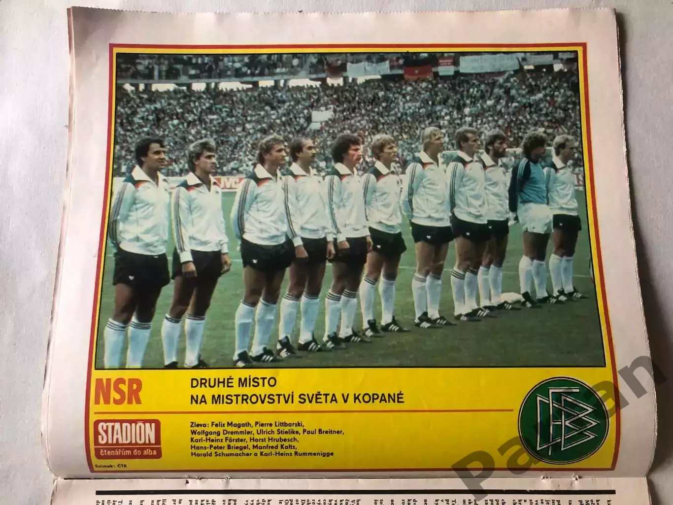 Стадіон/Stadion 1982 №33 ФРН 1