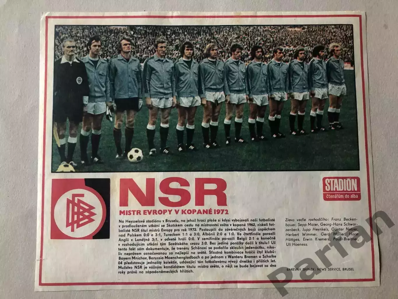 Stadion Постер ФРН 1972